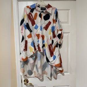 High-Low oversized Blouse